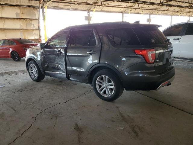 FORD EXPLORER X 2017 charcoal  gas 1FM5K7D81HGC55652 photo #3
