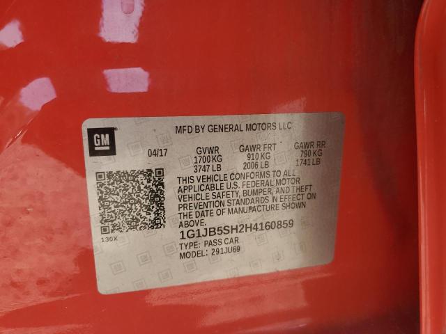 2017 CHEVROLET SONIC LS 1G1JB5SH2H4160859