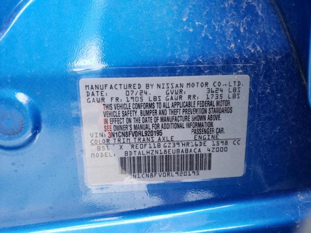 2024 NISSAN VERSA SR - 3N1CN8FV0RL920195