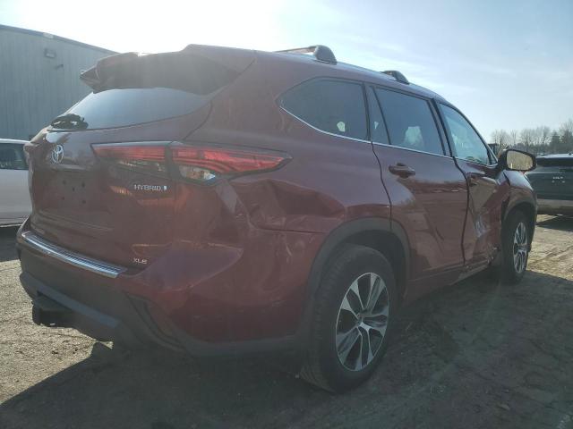 Vin: 5tdhbrch9ms535348, lot: 51800035, toyota highlander hybrid xle 20213