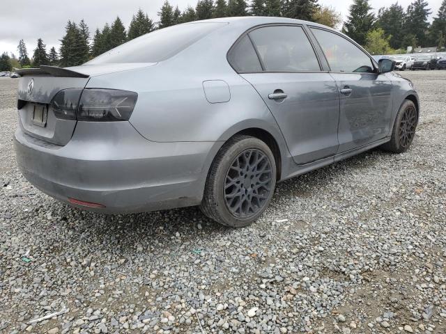 VOLKSWAGEN JETTA BASE 2013 gray  gas 3VW2K7AJ4DM427412 photo #4
