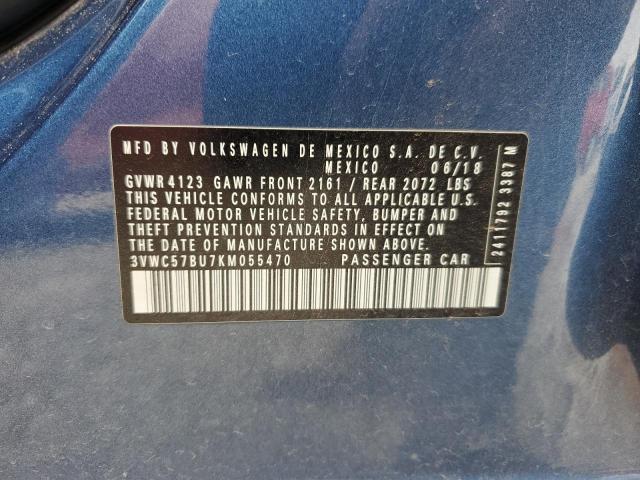2019 VOLKSWAGEN JETTA S - 3VWC57BU7KM055470