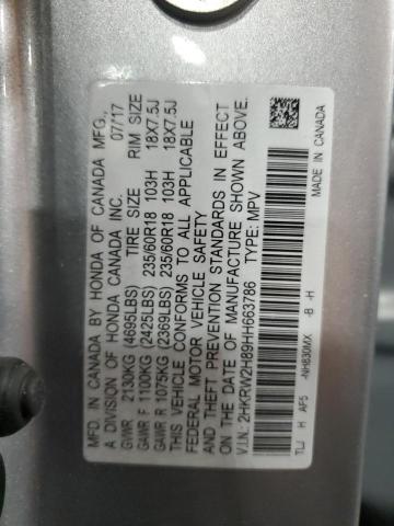 2017 HONDA CR-V EXL - 2HKRW2H89HH663786