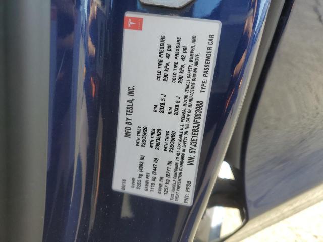 2018 TESLA MODEL 3 - 5YJ3E1EB3JF083988