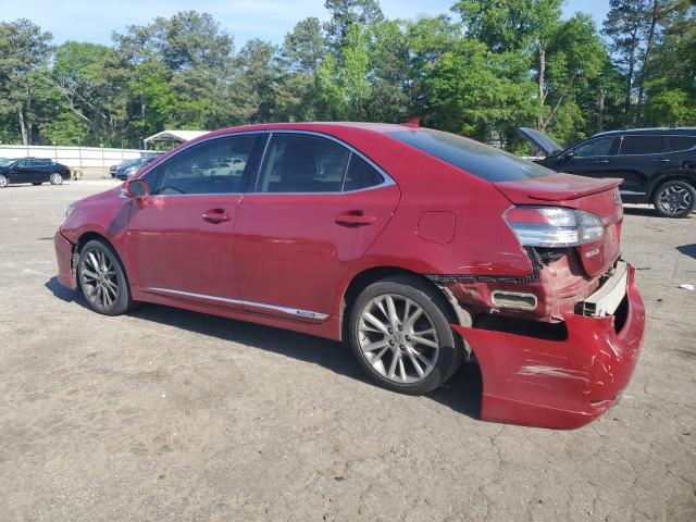 LEXUS HS 250H 2010 burgundy  Hybrid JTHBB1BA2A2037800 photo #3
