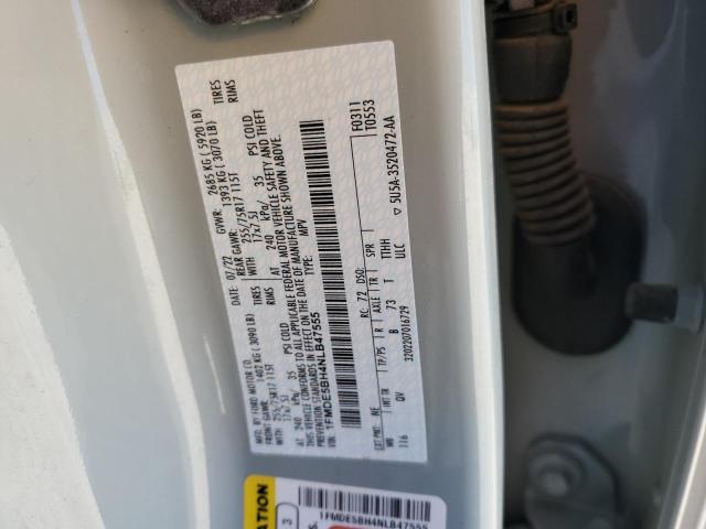 2022 FORD BRONCO BAS 1FMDE5BH4NLB47555