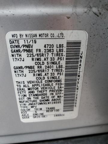 2020 NISSAN ROGUE S - JN8AT2MVXLW124585