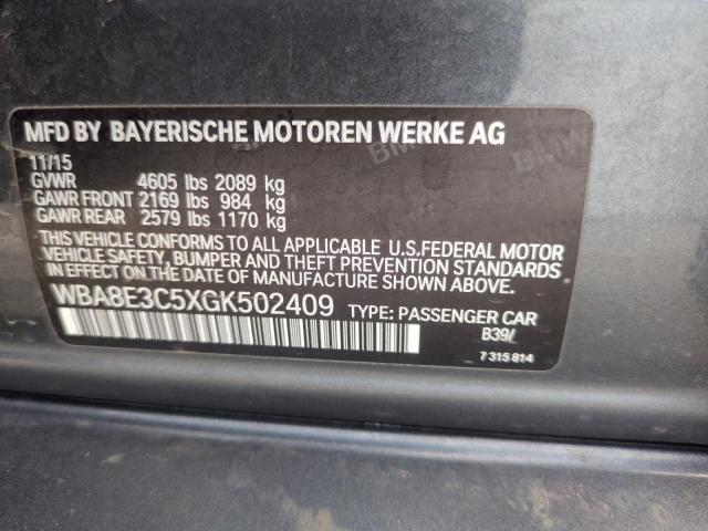 2016 BMW 328 XI SUL - WBA8E3C5XGK502409
