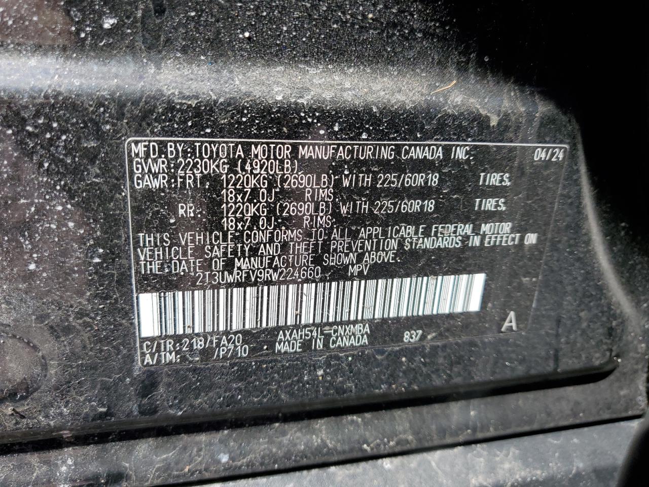 TOYOTA RAV4 WOODLAND EDITION