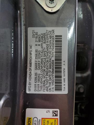 2021 HONDA ACCORD EXL - 1HGCV1F58MA052808