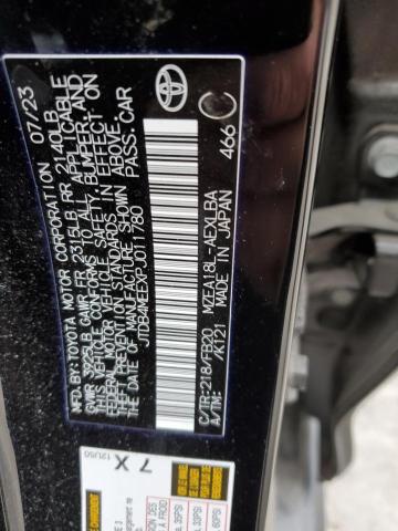 2023 TOYOTA COROLLA LE JTDB4MEEXPJ011780