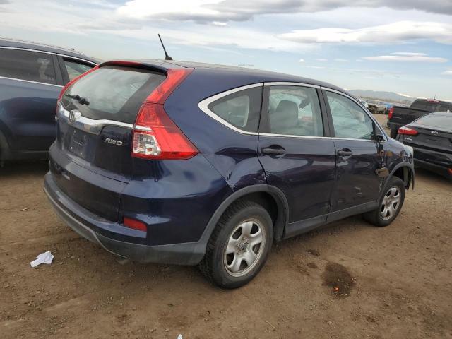 HONDA CR-V LX 2015 blue 4dr spor gas 2HKRM4H3XFH606824 photo #4