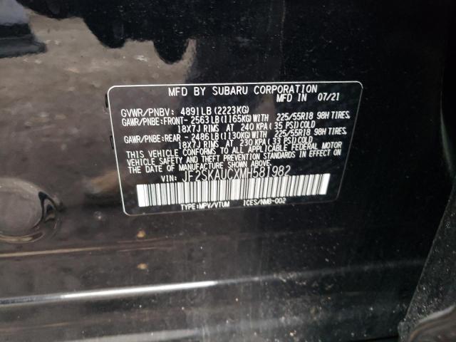 2021 SUBARU FORESTER L - JF2SKAUCXMH581982