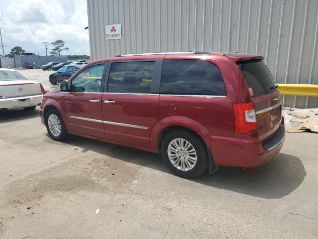 CHRYSLER TOWN & COU 2012 red  flexible fuel 2C4RC1GG1CR252261 photo #3