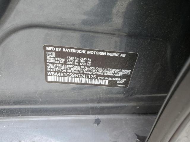 2015 BMW 435 I GRAN - WBA4B1C59FG241125