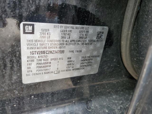 2017 GMC SIERRA K15 - 1GTV2MEC2HZ347699