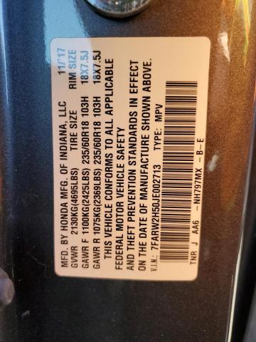 2018 HONDA CR-V EX - 7FARW2H50JE002713