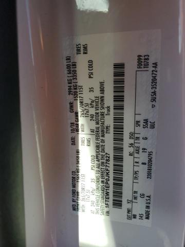 2018 FORD F150 SUPER - 1FTEW1EP0JKF77827