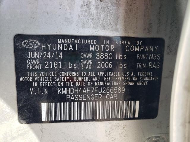 2015 HYUNDAI ELANTRA SE - KMHDH4AE7FU266589