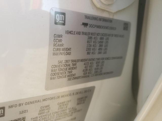 2022 CHEVROLET SILVERADO - 3GCPWBEKXNG155919