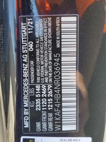 2022 MERCEDES-BENZ C 300 4MAT - W1KAF4HB4NR036945