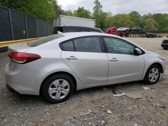 Vin: 3kpfk4a7xhe019391, lot: 53955755, kia forte lx 20173