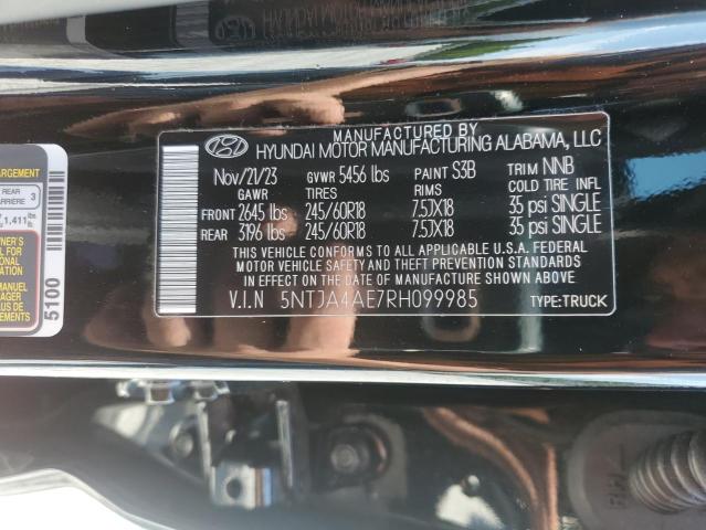 2024 HYUNDAI SANTA CRUZ - 5NTJA4AE7RH099985
