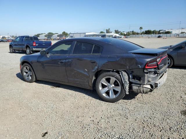 DODGE CHARGER SX 2018 gray  flexible fuel 2C3CDXHG7JH153522 photo #3