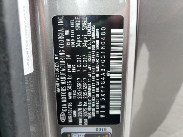 2016 KIA SORENTO LX - 5XYPG4A37GG180480