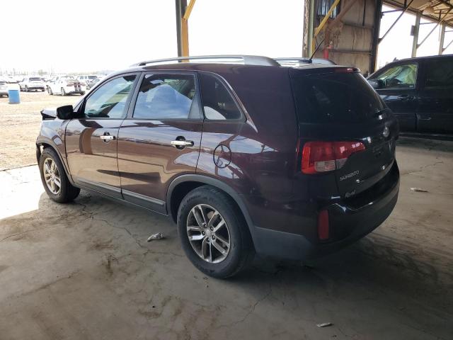 Vin: 5xykt4a73fg586697, lot: 55166825, kia sorento lx 20152