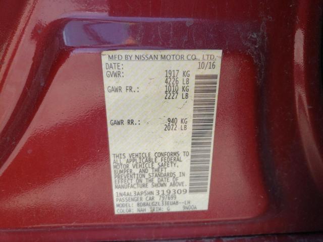2017 NISSAN ALTIMA 2.5 - 1N4AL3AP5HN319309