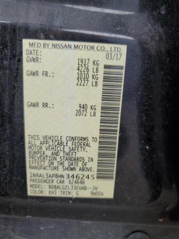 2017 NISSAN ALTIMA 2.5 - 1N4AL3AP8HN346245