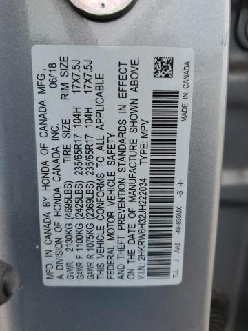 2018 HONDA CR-V LX - 2HKRW6H32JH222034