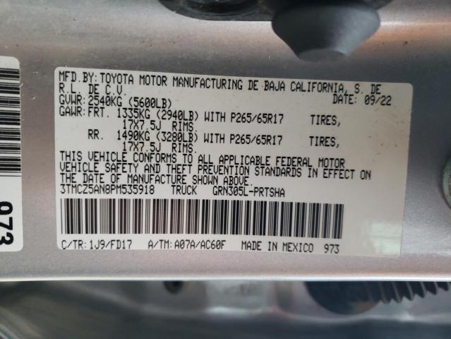 2023 TOYOTA TACOMA DOU - 3TMCZ5AN8PM535918