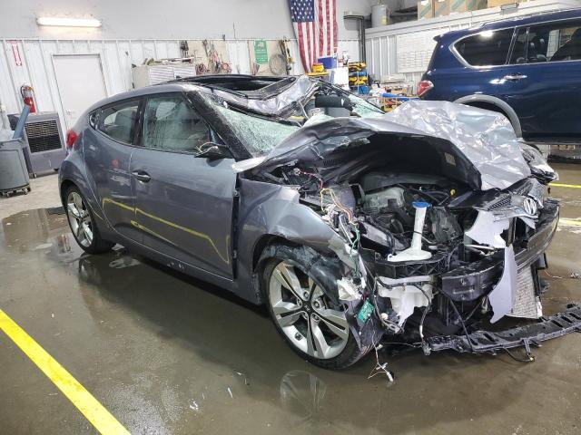 Vin: kmhtc6ad7hu321400, lot: 55130445, hyundai veloster 20174