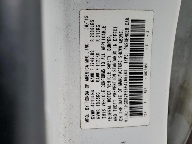 2015 HONDA ACCORD LX - 1HGCR2F35FA266280