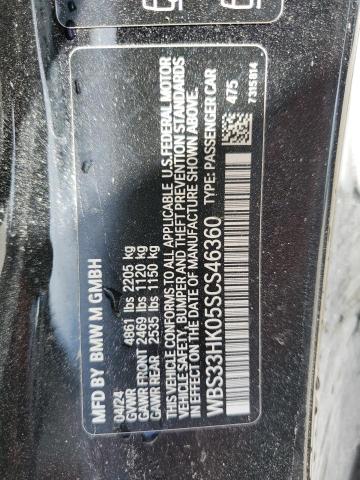 2025 BMW M4 COMPETI - WBS33HK05SCS46360