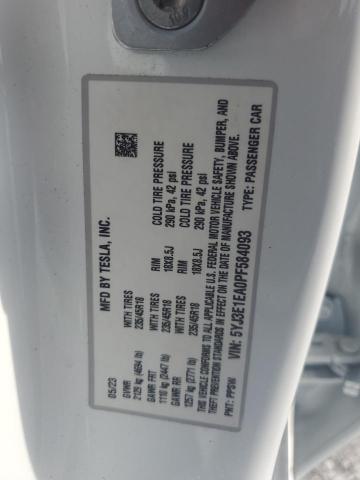 2023 TESLA MODEL 3 - 5YJ3E1EA0PF584093