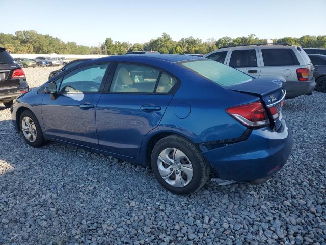 HONDA CIVIC LX 2013 blue sedan 4d gas 19XFB2F59DE040948 photo #3