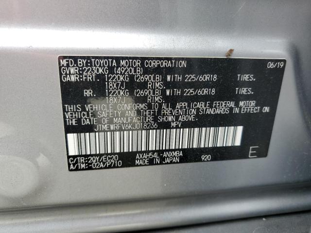 2019 TOYOTA RAV4 XSE - JTMEWRFV6KJ018236