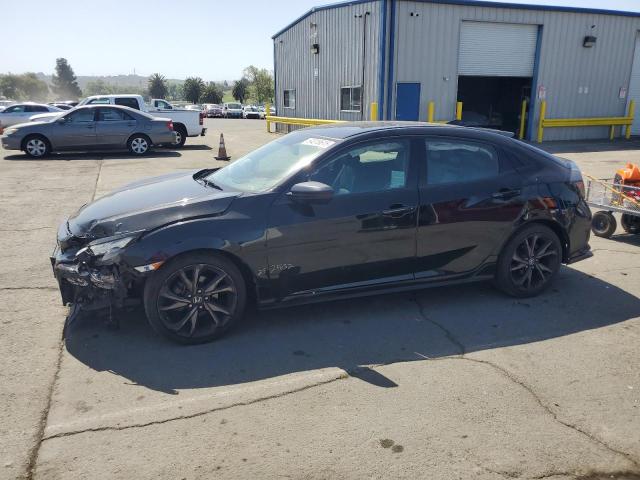 HONDA CIVIC SPOR 2018 black  gas SHHFK7H93JU411233 photo #1