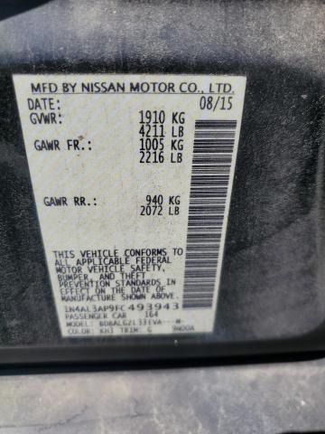 2015 NISSAN ALTIMA 2.5 - 1N4AL3AP9FC493943