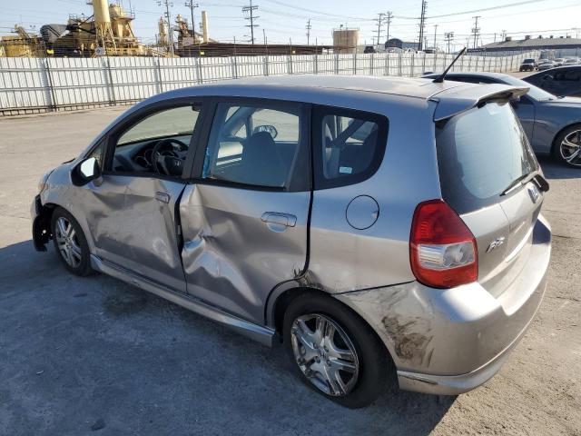 HONDA FIT S 2007 silver  gas JHMGD38627S017196 photo #3