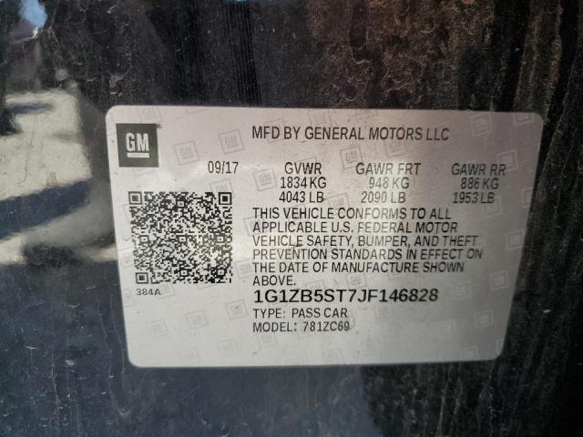 2018 CHEVROLET MALIBU LS - 1G1ZB5ST7JF146828