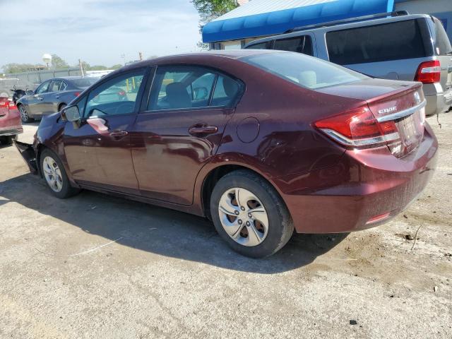 Vin: 19xfb2f50fe700393, lot: 53656005, honda civic lx 20152