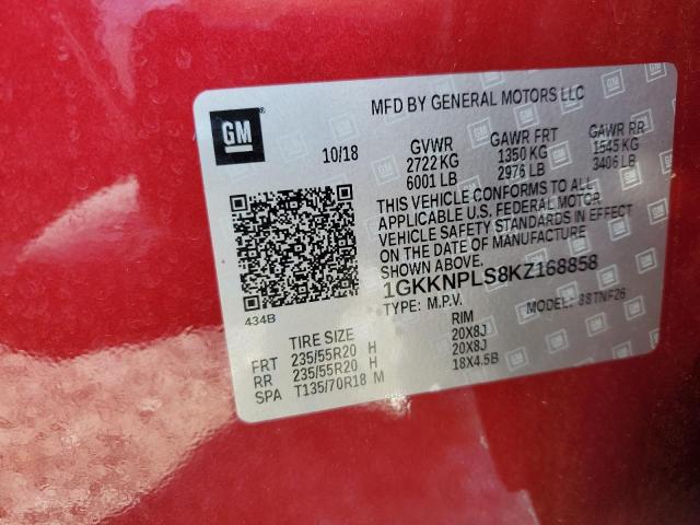 2019 GMC ACADIA DEN - 1GKKNPLS8KZ168858