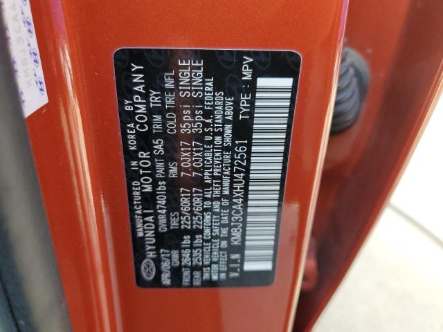 2017 HYUNDAI TUCSON LIM - KM8J3CA4XHU472561