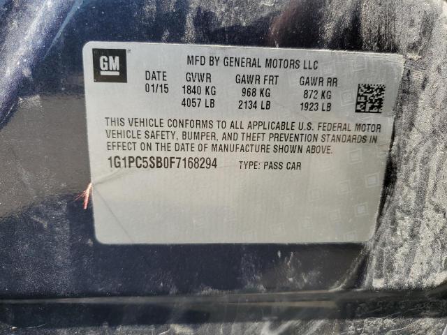 2015 CHEVROLET CRUZE LT - 1G1PC5SB0F7168294