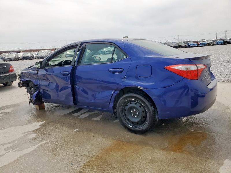 TOYOTA COROLLA L 2015 blue  gas 2T1BURHE0FC371885 photo #3