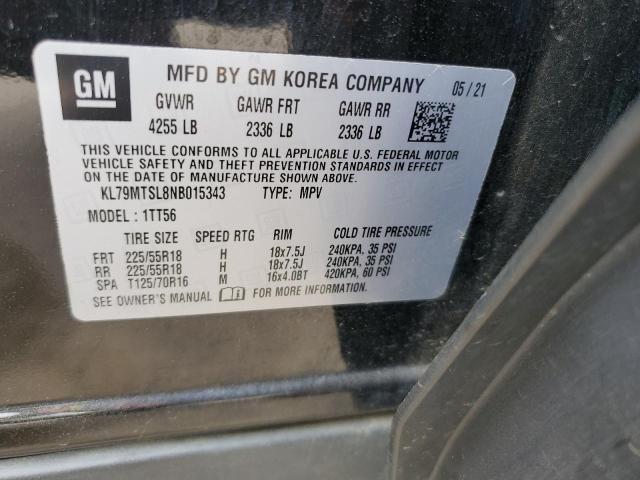 2022 CHEVROLET TRAILBLAZE - KL79MTSL8NB015343